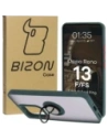 Hurtownia GSM - Bizon Case Hybrid Ring Oppo Reno13 F / FS fumuriu cu un cadru verde închis. - BIZ8991 - {ean13} - Hurt