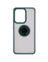Hurtownia GSM - Bizon Case Hybrid Ring Oppo Reno13 F / FS fumuriu cu un cadru verde închis. - BIZ8991 - {ean13} - Hurt