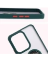 Hurtownia GSM - Bizon Case Hybrid Ring Oppo Reno13 F / FS fumuriu cu un cadru verde închis. - BIZ8991 - {ean13} - Hurt