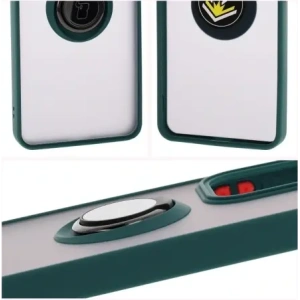 Hurtownia GSM - Bizon Case Hybrid Ring Oppo Reno13 F / FS füstös sötétzöld kerettel - BIZ8991 - {ean13} - Hurt