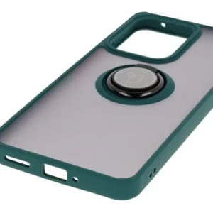 Hurtownia GSM - Bizon Case Hybrid Ring Oppo Reno13 F / FS füstös sötétzöld kerettel - BIZ8991 - {ean13} - Hurt