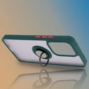 Hurtownia GSM - Bizon Case Hybrid Ring Oppo Reno13 F / FS füstös sötétzöld kerettel - BIZ8991 - {ean13} - Hurt