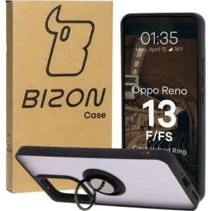 Hurtownia GSM - Bizon Case Hybrid Gyűrű Oppo Reno13 F / FS füstös fekete kerettel - BIZ8992 - {ean13} - Hurt