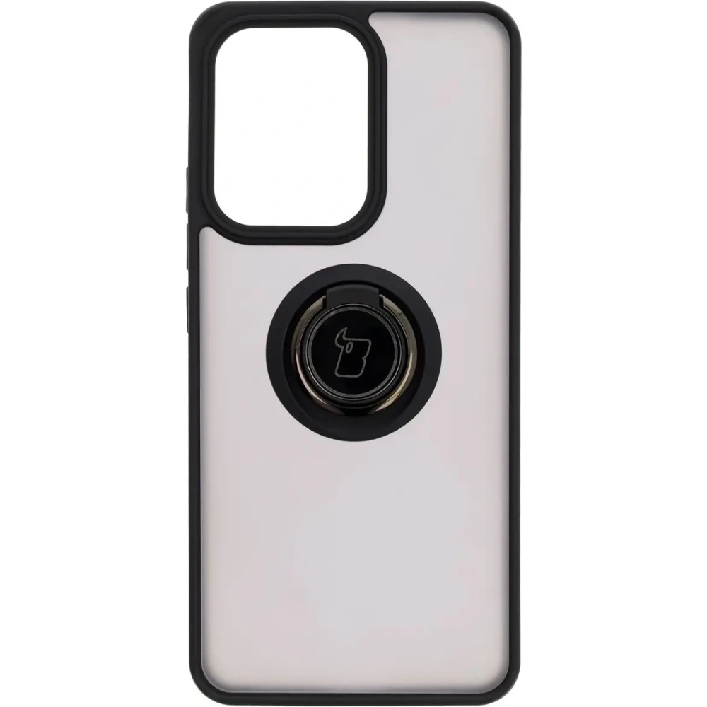 Hurtownia GSM - Bizon Caz Hybrid Ring Oppo Reno13 F / FS fumuriu cu un cadru negru - BIZ8992 - {ean13} - Hurt