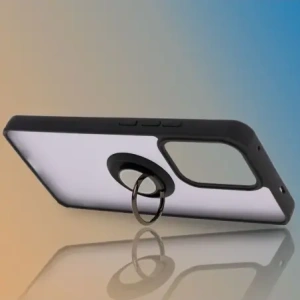 Hurtownia GSM - Bizon Caz Hybrid Ring Oppo Reno13 F / FS fumuriu cu un cadru negru - BIZ8992 - {ean13} - Hurt