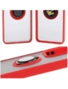 Hurtownia GSM - Etui z uchwytem na palec Bizon Case Hybrid Ring do Oppo Reno13 F / FS przydymione z czerwoną ramką - BIZ8993 - {ean13} - Hurt
