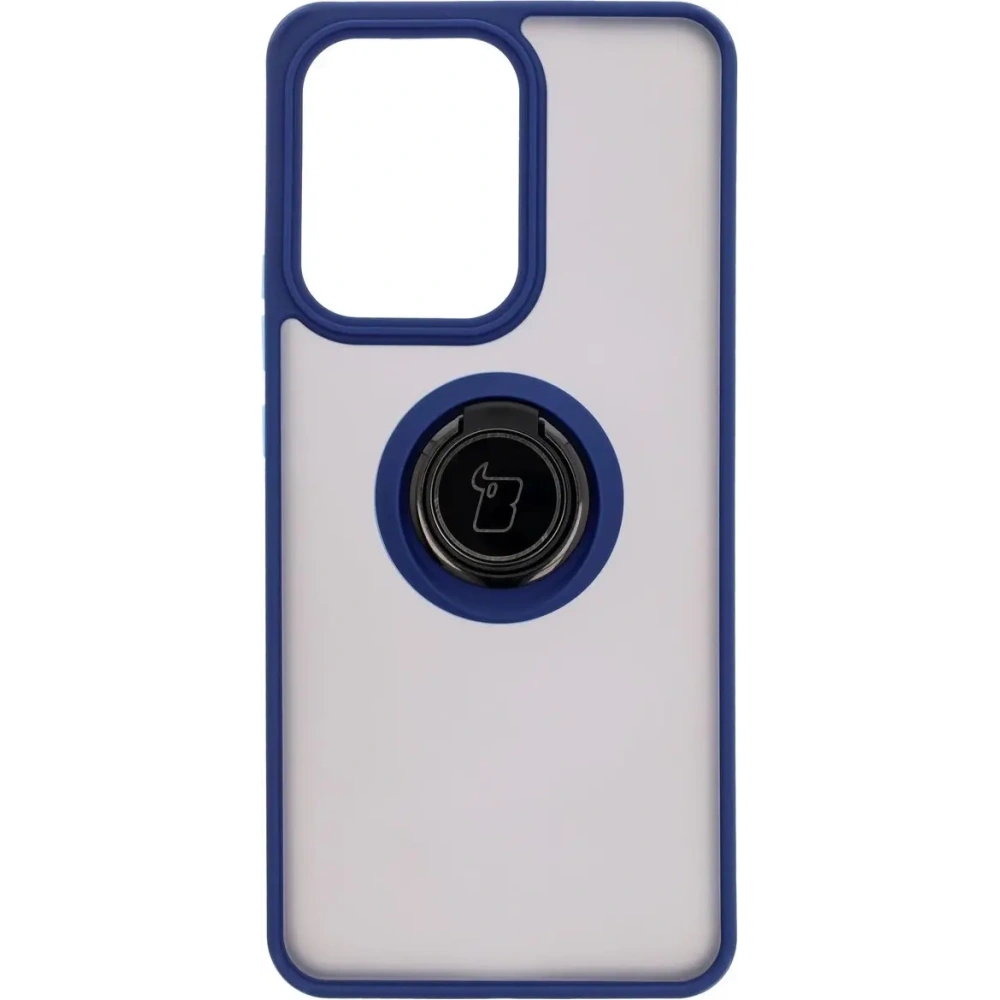 Wholesale Bizon Case Hybrid Ring Oppo Reno13 F / FS smoky with a navy blue frame - BIZ8994 - {ean13} - Hurt