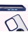 Hurtownia GSM - Bizon Case Hybrid Gyűrű Oppo Reno13 F / FS füstös színben, tengerészkék kerettel - BIZ8994 - {ean13} - Hurt