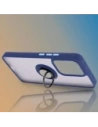Hurtownia GSM - Bizon Case Hybrid Ring Oppo Reno13 F / FS fumuriu cu ramă albastră închisă - BIZ8994 - {ean13} - Hurt