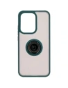 Wholesale Bizon Case Hybrid Ring Oppo Reno13 smoky with a dark green frame - BIZ8995 - {ean13} - Hurt