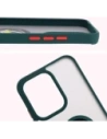 Wholesale Bizon Case Hybrid Ring Oppo Reno13 smoky with a dark green frame - BIZ8995 - {ean13} - Hurt