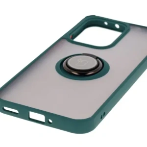 Hurtownia GSM - Bizon Case Hybrid Gyűrű Oppo Reno13 füstös, sötétzöld kerettel - BIZ8995 - {ean13} - Hurt