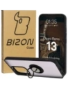 Bizon Case Hybrid Ring Oppo Reno13 smoky with a black frame