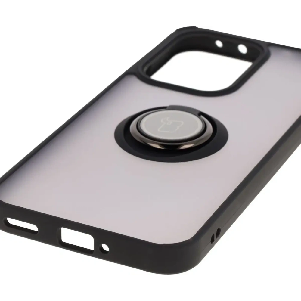 Wholesale Bizon Case Hybrid Ring Oppo Reno13 smoky with a black frame - BIZ8996 - {ean13} - Hurt