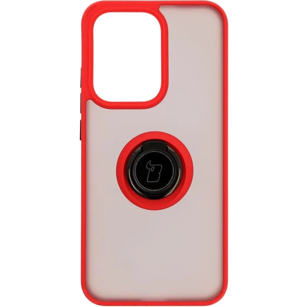 Hurtownia GSM - Bizon Case Hybrid Gyűrű Oppo Reno13 füstös piros kerettel - BIZ8997 - {ean13} - Hurt