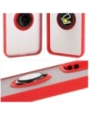 Wholesale Bizon Case Hybrid Ring Oppo Reno13 smoky with a red frame - BIZ8997 - {ean13} - Hurt