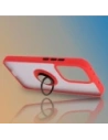 Wholesale Bizon Case Hybrid Ring Oppo Reno13 smoky with a red frame - BIZ8997 - {ean13} - Hurt