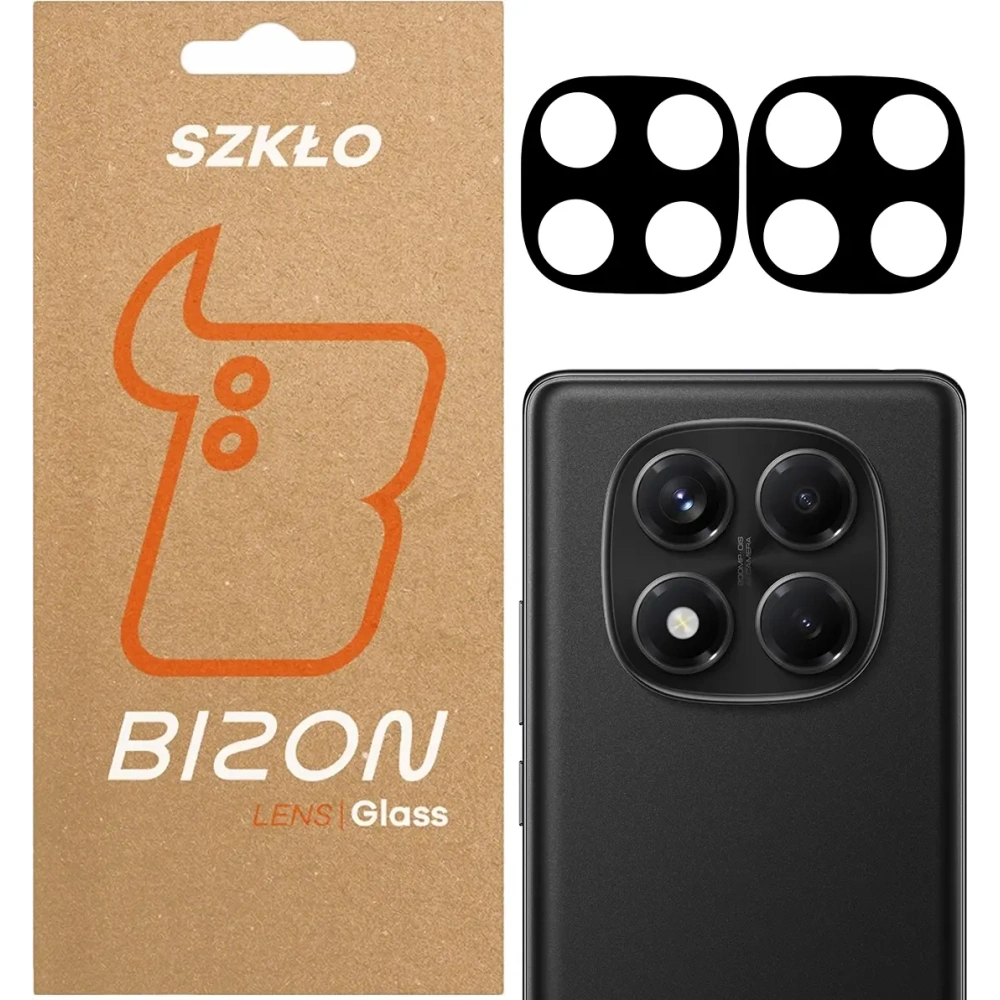 Hurtownia GSM - Bizon Glass Silk Lens Xiaomi Redmi Note 14 Pro 5G / Poco X7 [2 PACHET] - BIZ9000 - {ean13} - Hurt