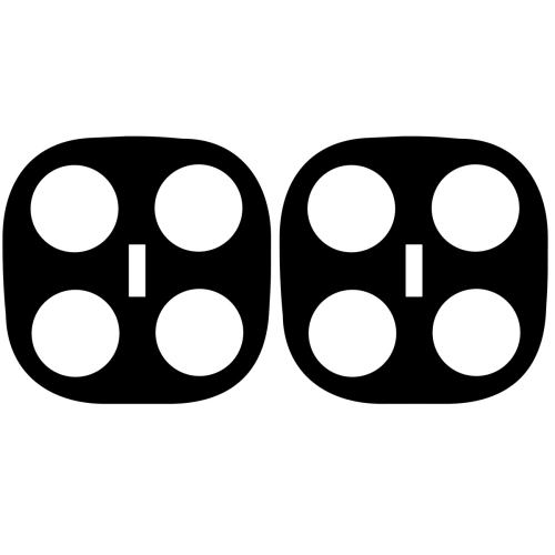 Szkło na aparat Bizon Glass Silk Lens do Xiaomi Redmi Note 14 Pro Plus 5G [2 PACK]