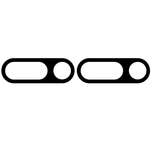 Szkło na aparat Bizon Glass Silk Lens do Nothing Phone (3a) [2 PACK]