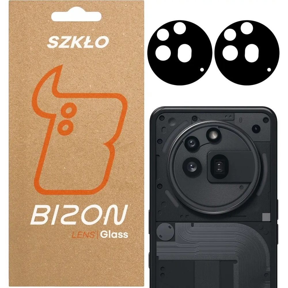 Hurtownia GSM - Bizon Glass Silk Lencse Nothing Phone (3a) Pro [2 CSOMAG] - BIZ9003 - {ean13} - Hurt