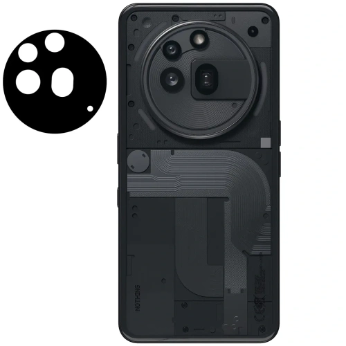 Szkło na aparat Bizon Glass Silk Lens do Nothing Phone (3a) Pro [2 PACK]