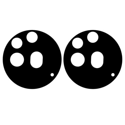 Szkło na aparat Bizon Glass Silk Lens do Nothing Phone (3a) Pro [2 PACK]