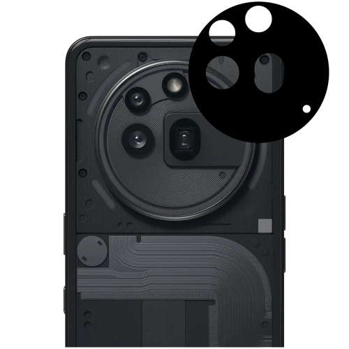 Szkło na aparat Bizon Glass Silk Lens do Nothing Phone (3a) Pro [2 PACK]