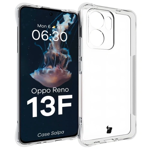 Elastyczne etui Bizon Case Salpa do Oppo Reno13 F przezroczyste