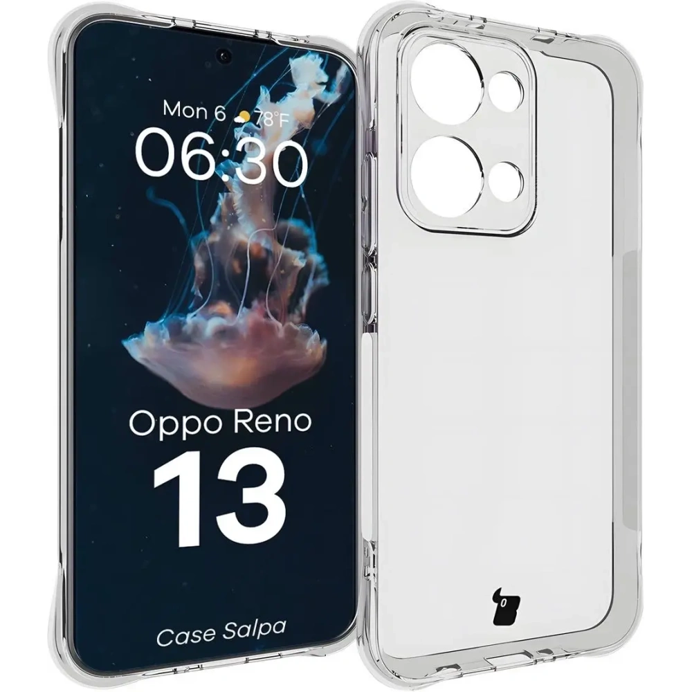 Hurtownia GSM - Elastyczne etui Bizon Case Salpa do Oppo Reno13 przezroczyste - BIZ9005 - {ean13} - Hurt