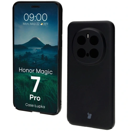 Etui Bizon Case Łupka do Honor Magic7 Pro czarne