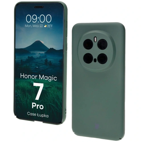Etui Bizon Case Łupka do Honor Magic7 Pro zielone