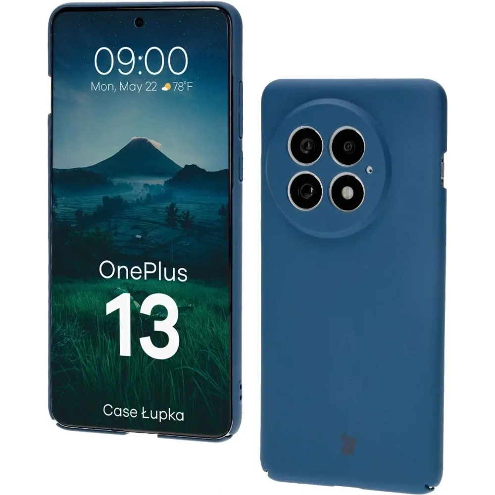 Hurtownia GSM - Etui Bizon Case Łupka do OnePlus 13 niebieskie - BIZ9012 - {ean13} - Hurt