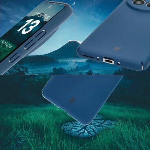 Etui Bizon Case Łupka do OnePlus 13 niebieskie