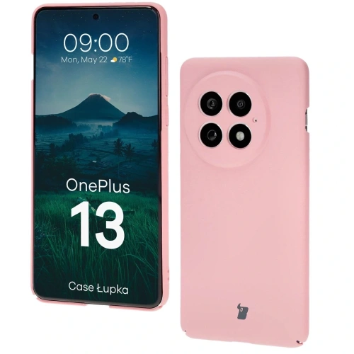 Etui Bizon Case Łupka do OnePlus 13 różowe