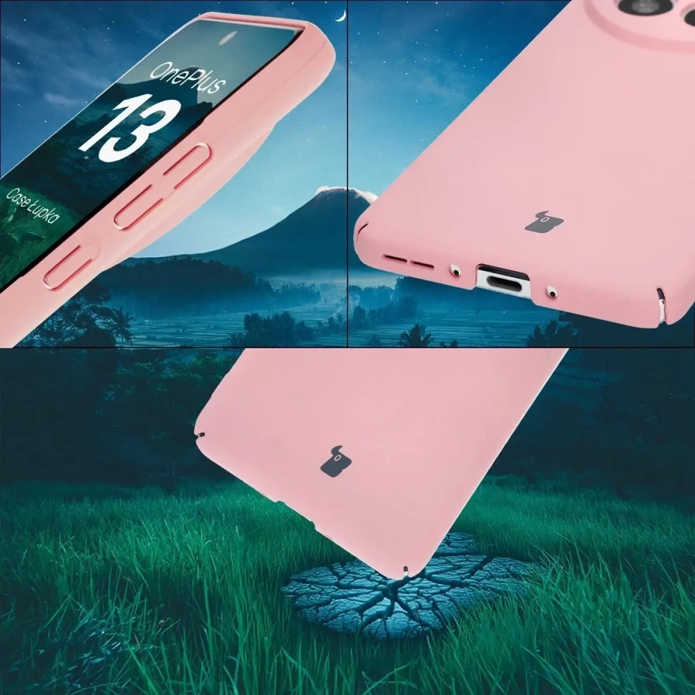 Hurtownia GSM - Bizon tok Lupka OnePlus 13 rózsaszín - BIZ9013 - {ean13} - Hurt