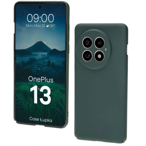 Etui Bizon Case Łupka do OnePlus 13 zielone