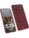 Bizon Case Tur Samsung Galaxy S25 Edge bordó