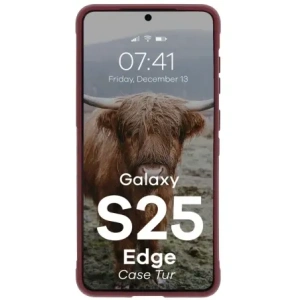 Hurtownia GSM - Pancerne etui Bizon Case Tur do Samsung Galaxy S25 Edge burgundowe - BIZ9015 - {ean13} - Hurt