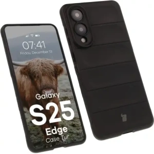Hurtownia GSM - Pancerne etui Bizon Case Tur do Samsung Galaxy S25 Edge czarne - BIZ9016 - {ean13} - Hurt
