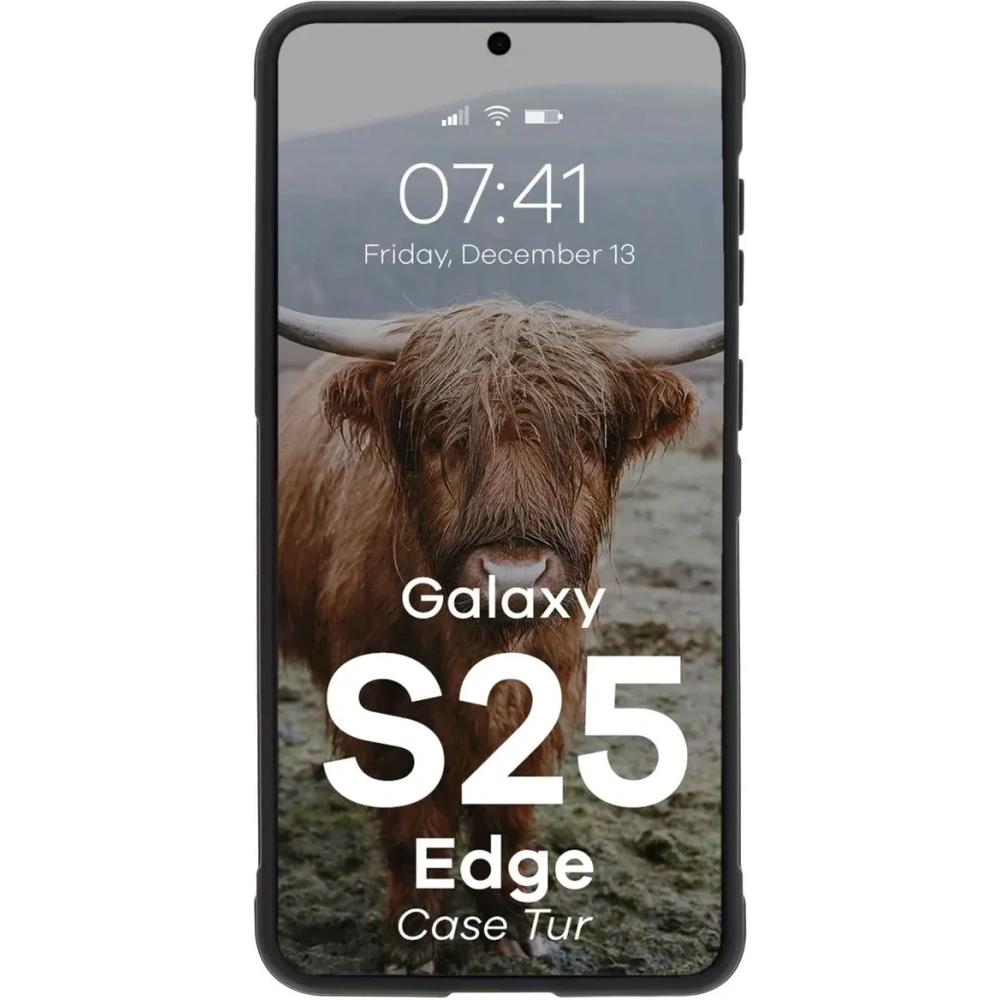 Hurtownia GSM - Bizon Case Tur Samsung Galaxy S25 Edge fekete - BIZ9016 - {ean13} - Hurt