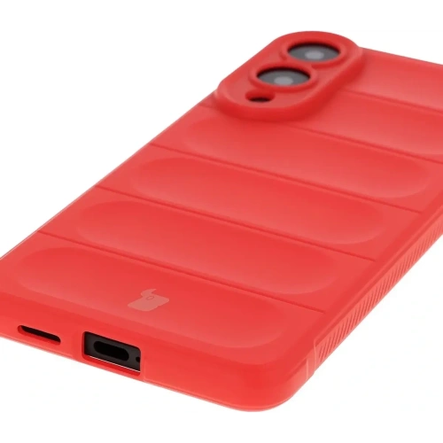 Pancerne etui Bizon Case Tur do Samsung Galaxy S25 Edge czerwone