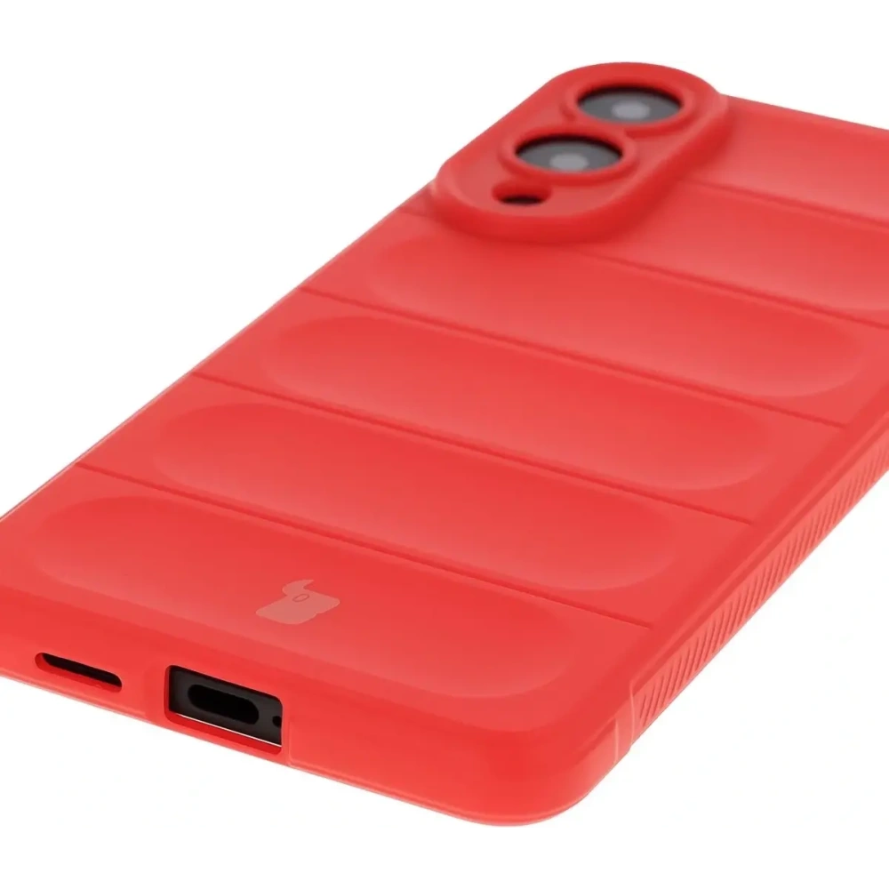 Hurtownia GSM - Pancerne etui Bizon Case Tur do Samsung Galaxy S25 Edge czerwone - BIZ9017 - {ean13} - Hurt
