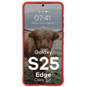 Wholesale Bizon Case Tur Samsung Galaxy S25 Edge red - BIZ9017 - {ean13} - Hurt