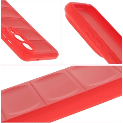 Pancerne etui Bizon Case Tur do Samsung Galaxy S25 Edge czerwone