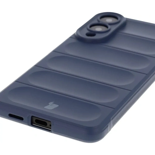 Pancerne etui Bizon Case Tur do Samsung Galaxy S25 Edge granatowe