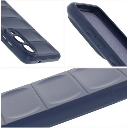 Pancerne etui Bizon Case Tur do Samsung Galaxy S25 Edge granatowe