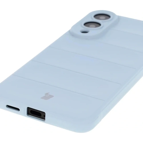 Pancerne etui Bizon Case Tur do Samsung Galaxy S25 Edge jasnoniebieskie