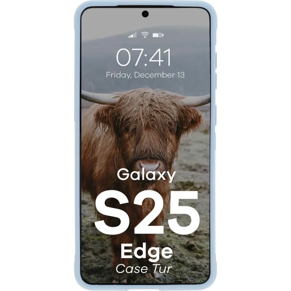 Hurtownia GSM - Bizon Case Tur Samsung Galaxy S25 Edge světle modrá - BIZ9019 - {ean13} - Hurt