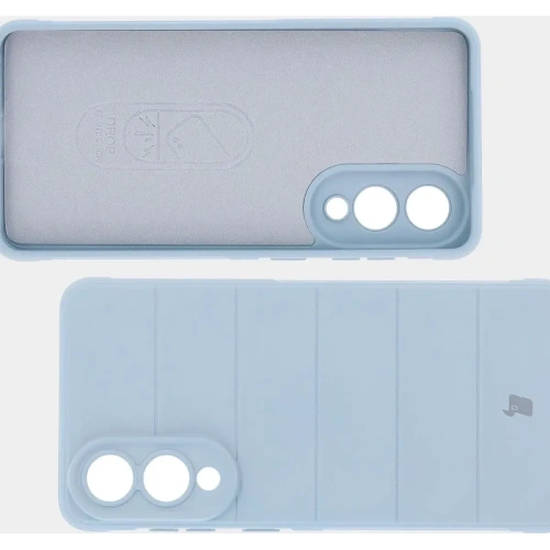 Pancerne etui Bizon Case Tur do Samsung Galaxy S25 Edge jasnoniebieskie